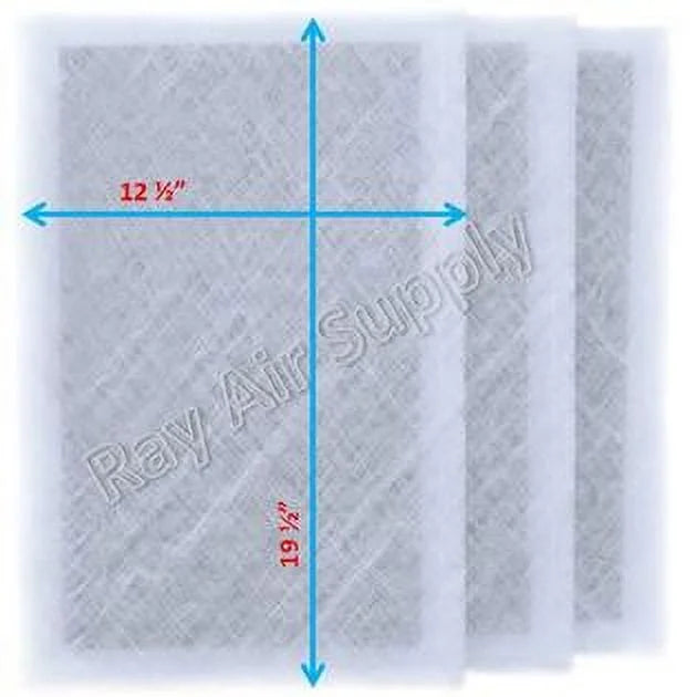 MicroPower Guard Air Cleaner Replacement Filter Pads 14x22 Refills (3 Pack)