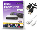 Roku Premiere | 4K/HDR Streaming Media Player Wi-FiÂ® Enabled with Premium High Speed HDMIÂ® Cable and Simple Remote + Tigology Accessories