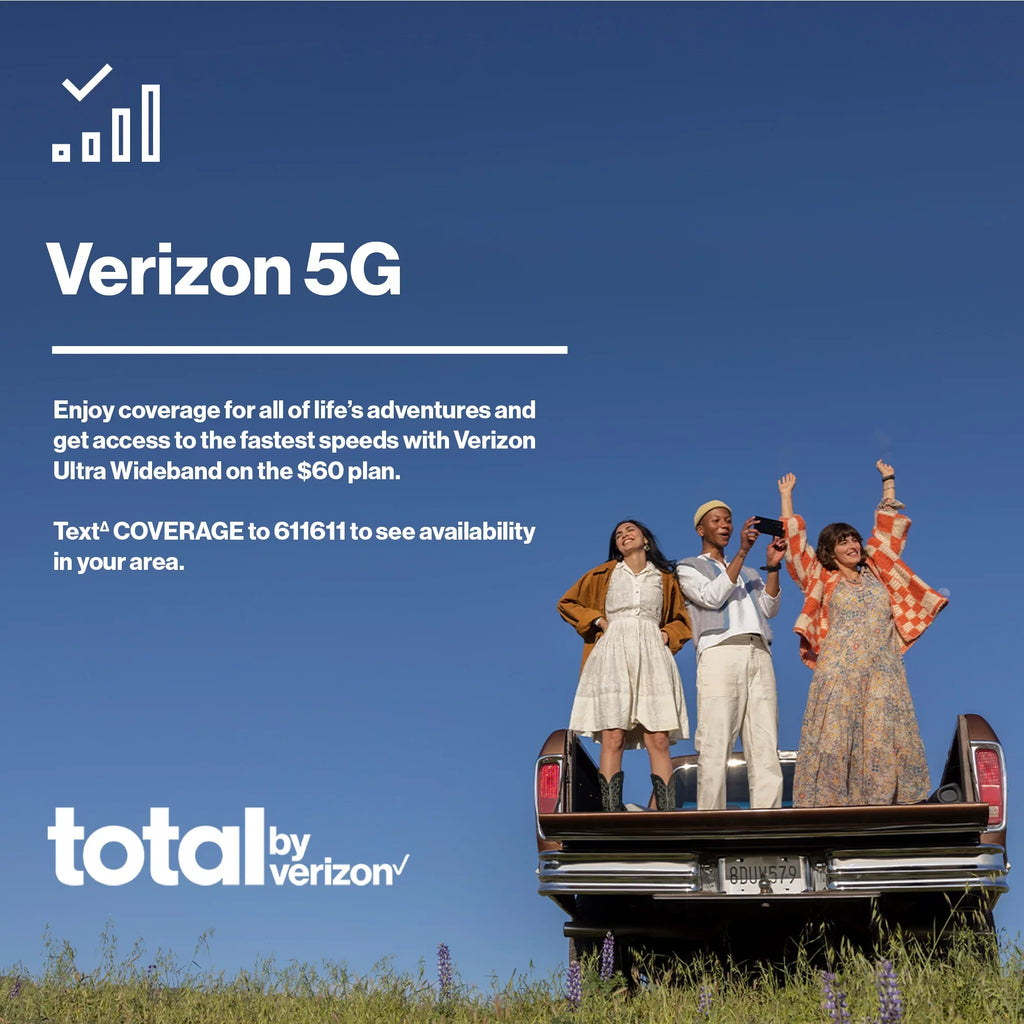 Total By Verizon Apple iPhone 15, 256GB, Yellow - Prepaid Smartphone - Exclusive Design