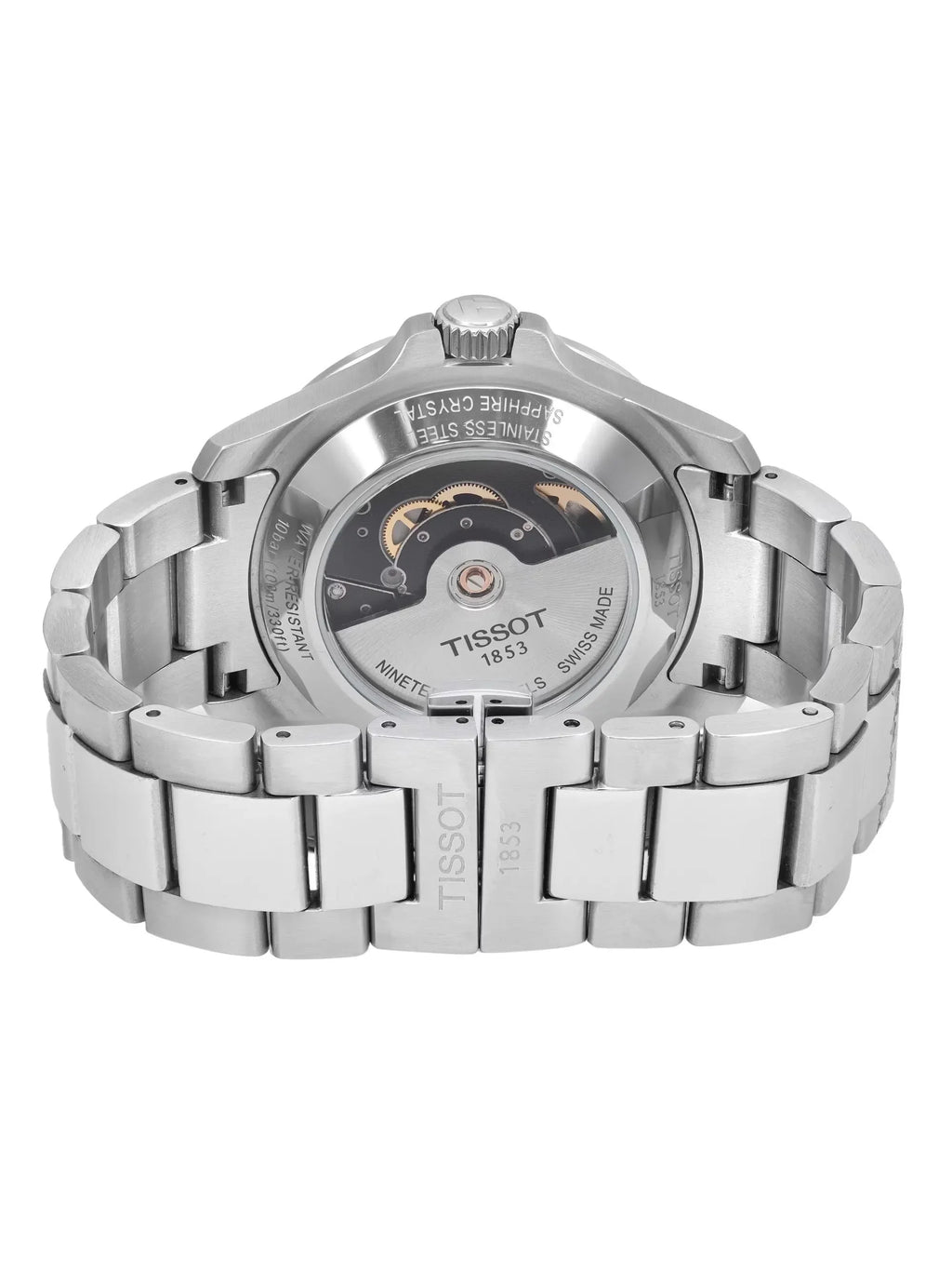 Stylish Tissot V8 Swissmatic Steel Silver Dial Men Automatic Watch T106.407.11.031.00