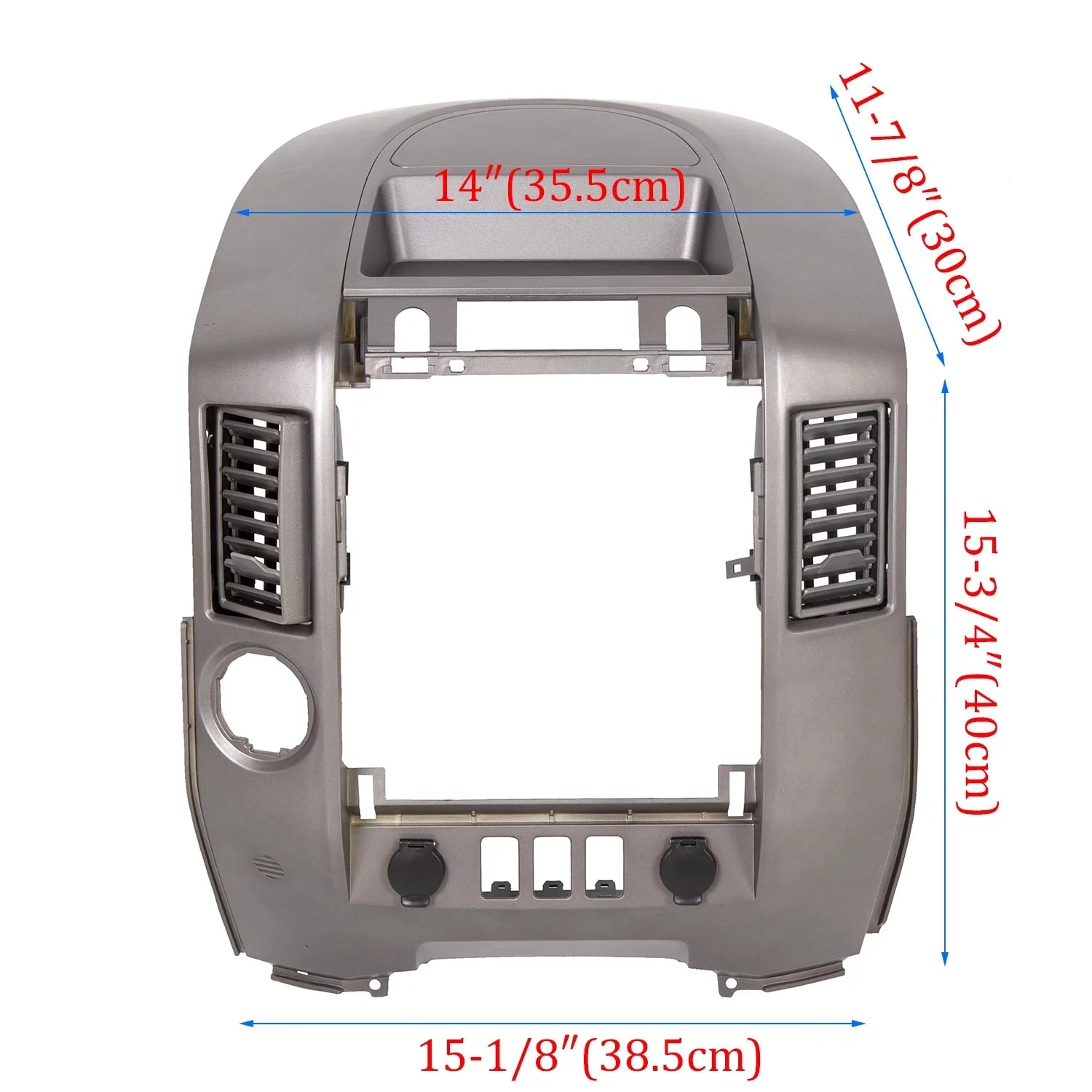 Stylish Kojem Dash Center Console Instrument Panel Lid Bezel for 2004 2005 2006 Nissan Titan XE SE Armada 68257-8S800