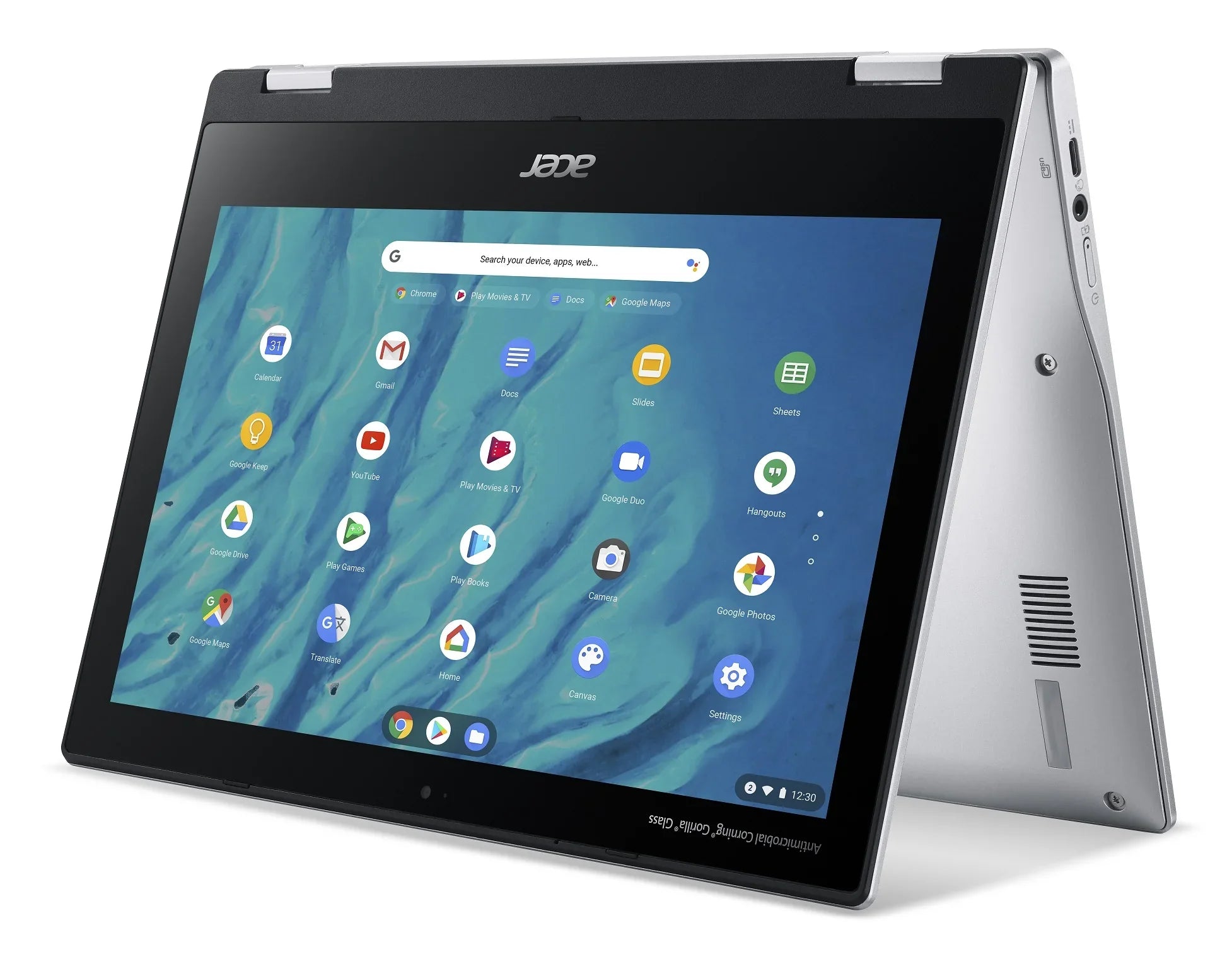 2023 11.6" Lightweight HD Touch-Screen Chromebook MediaTek MT8183C 8- Processor, 4GB DDR4 RAM, 32GB SSD, WiFi, Chrome OS with UltraTech Mouse Pad Bundled - Nextday Shipping Available.