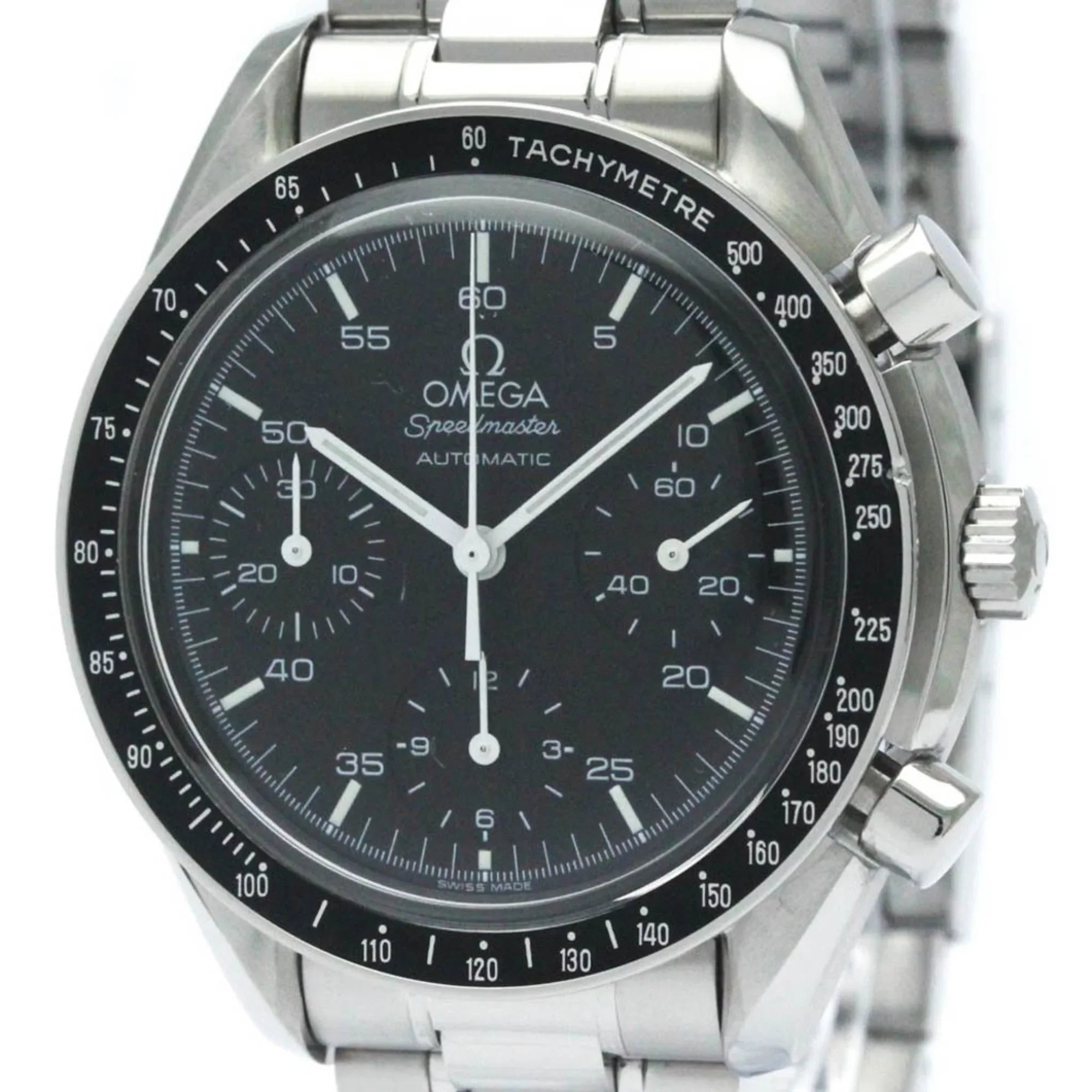 Pre-Owned Polished OMEGA Speedmaster Automatic Steel Mens Watch 3510.50 (Good) - Exclusive Design