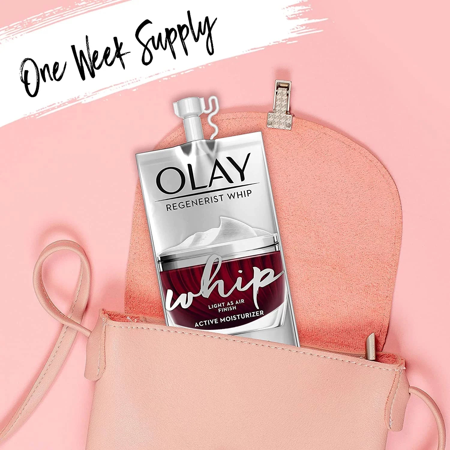 Stylish Olay Regenerist Retinol Face Serum, Retinol 24 Night Face Serum, 1.3oz + Whip Face Moisturizer Travel/Trial Size Gift Set