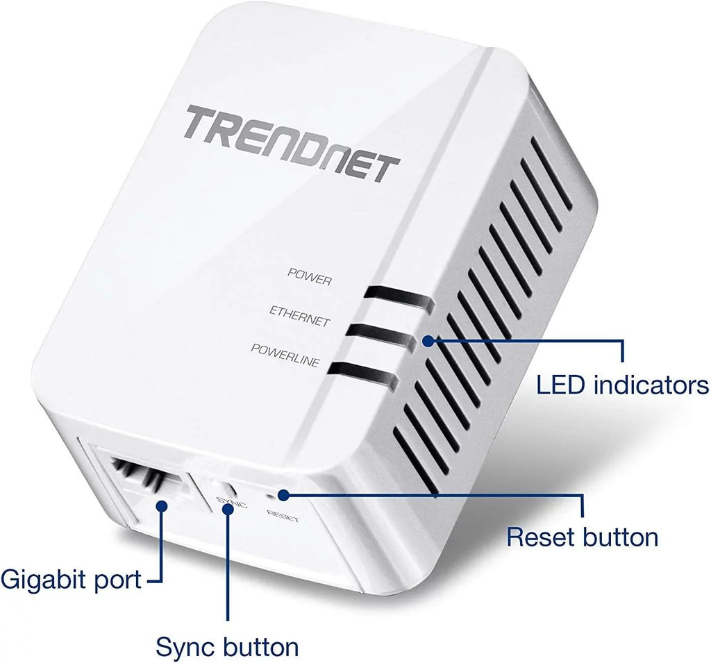 Stylish TRENDnet TPL-422E Powerline 1300 AV2 Adapter