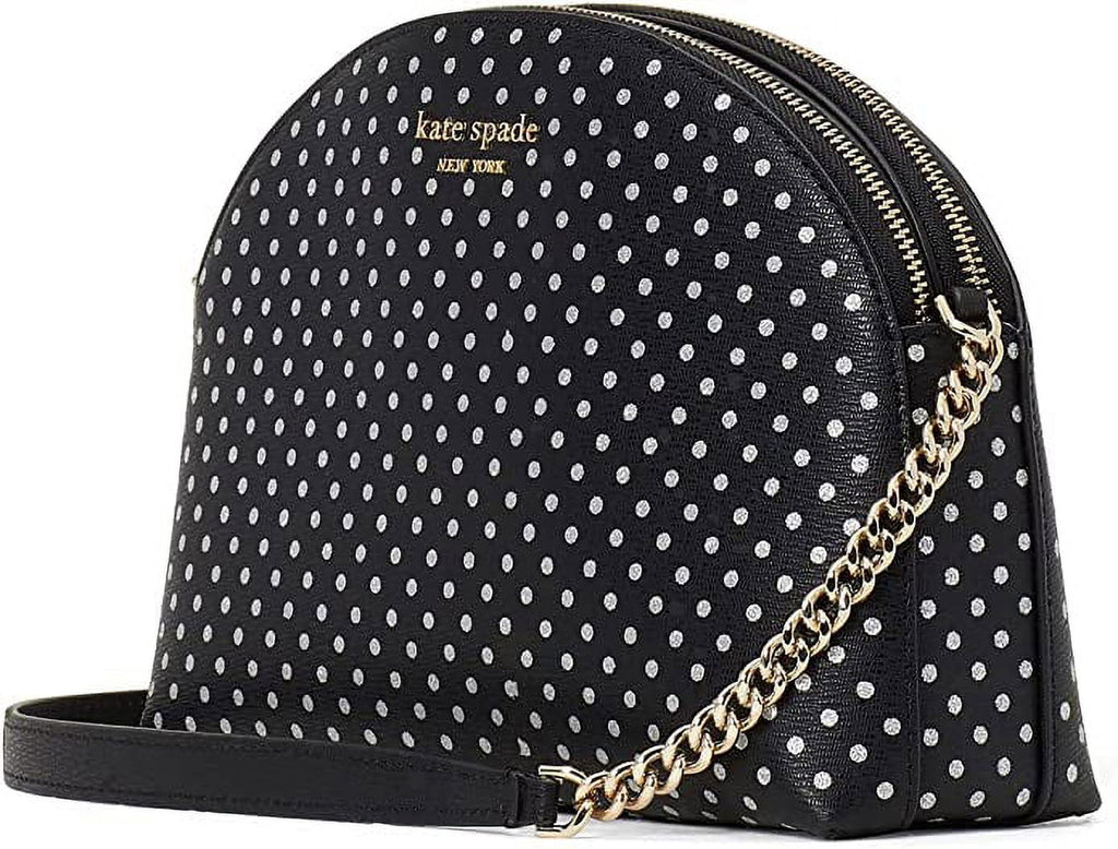 Stylish Kate Spade Women's New York Spencer Metallic Dots Double Zip Crossbody Bag
