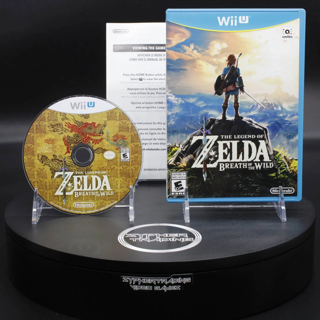 The Legend of Zelda: Breath of the Wild | Nintendo Wii U | 2017 | Tested - Exclusive Design