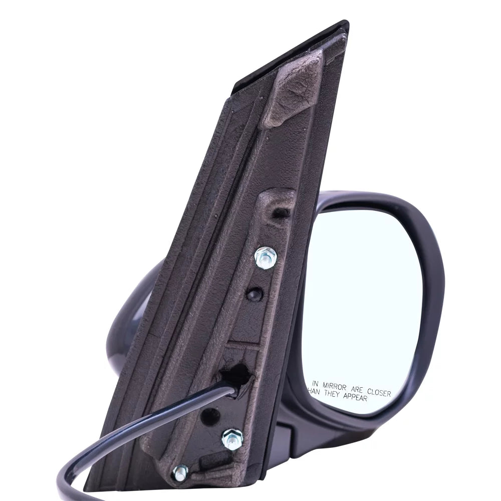 Brock Aftermarket Replacement Passenger Right Power Mirror With Heat-Camera Without Signal-Memory Paint To Match Black Compatible With 2014-2017 Honda Odyssey EX/EX-L
