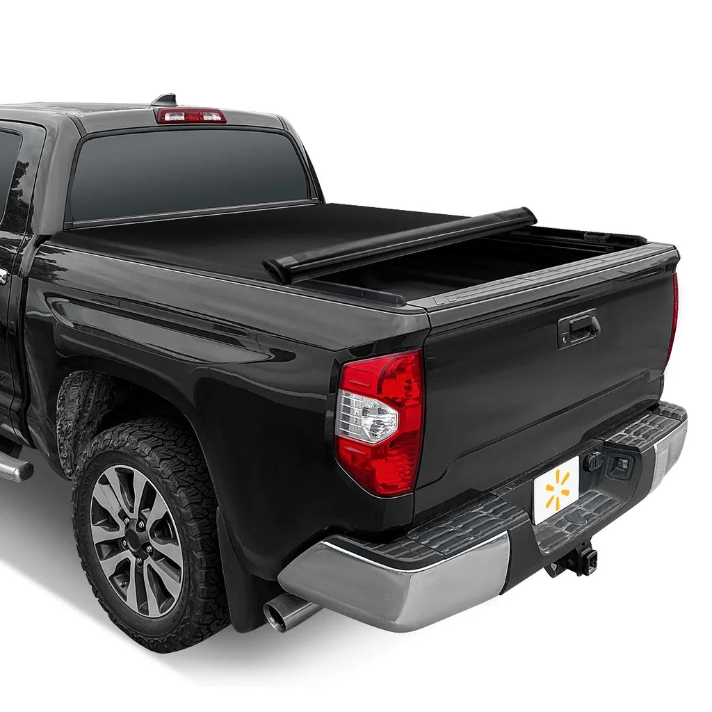 Auto Drive Soft Roll up Truck Bed Tonneau Cover Fits 07-21 Toyota Tundra 5.5Ft Bed - Exclusive Design