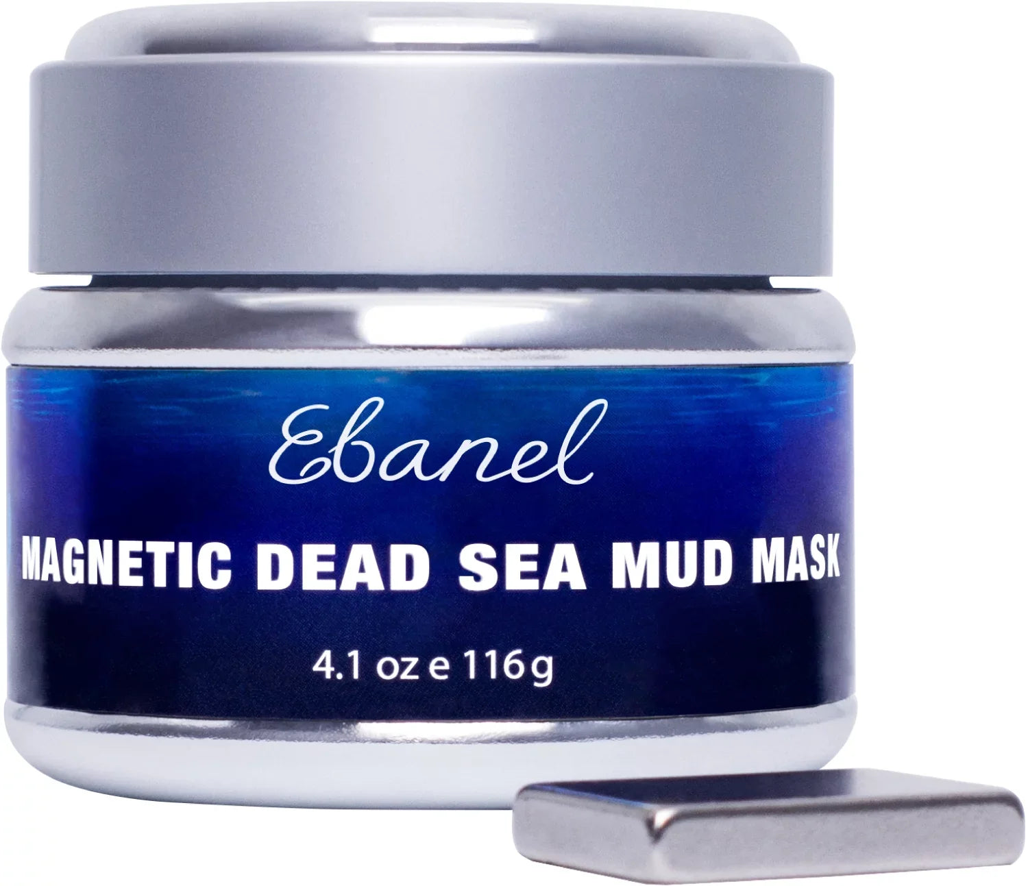 Stylish Ebanel Magnetic Dead Sea Mud Mask for Face, 4.1oz Deep Pore Cleansing Moisturizing Face Mask