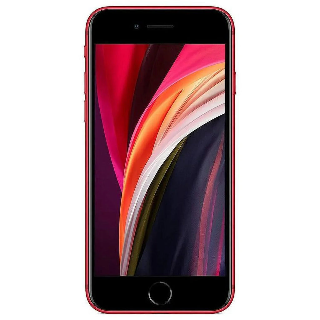 Stylish Restored Apple iPhone SE (2nd Gen) A2275 64GB Red (AT&T Only) 4.7" Smartphone (Refurbished)