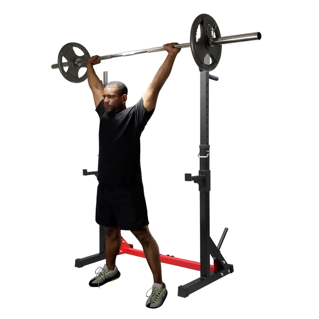 Kmowoo Home Indoor Fitness Adjustable Multi-function Barbell Stand Squat Bench Press Trainer - Exclusive Design