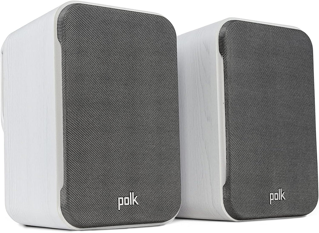 Stylish Polk Signature Elite ES10 - Hi-Fi Home Theater Satellite Surround Speakers (White)