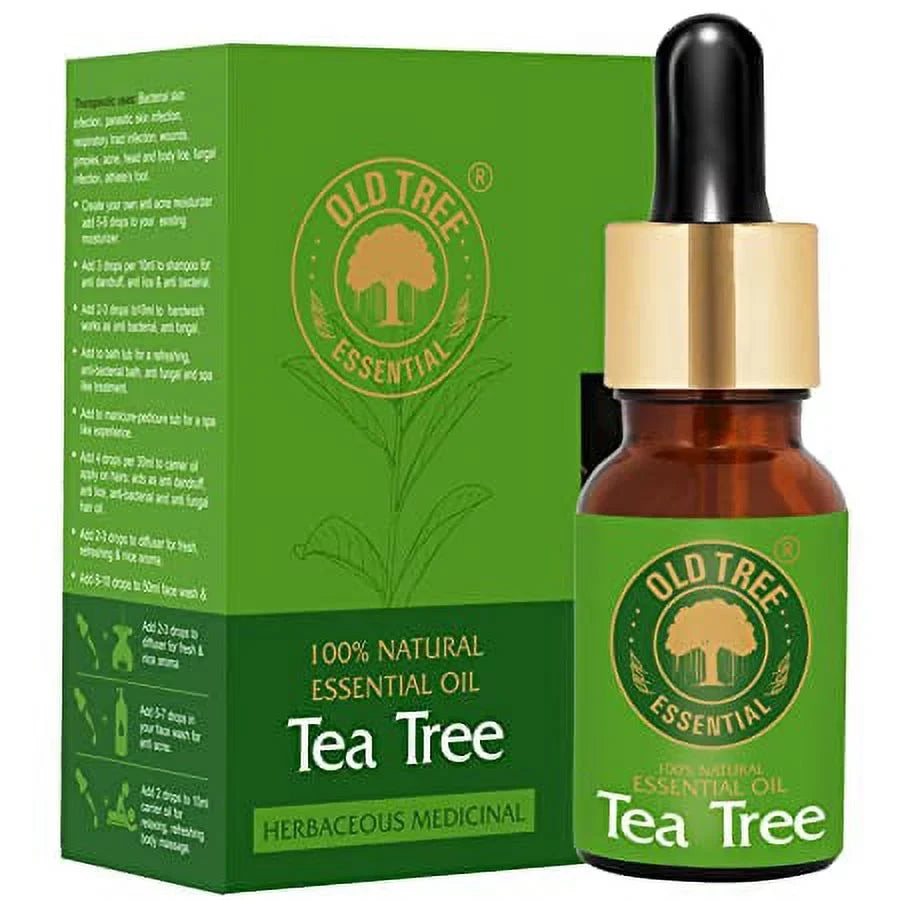 Stylish Old Tree Tea Tree Oil for Skin, Hair and Acne Care 15 ml.