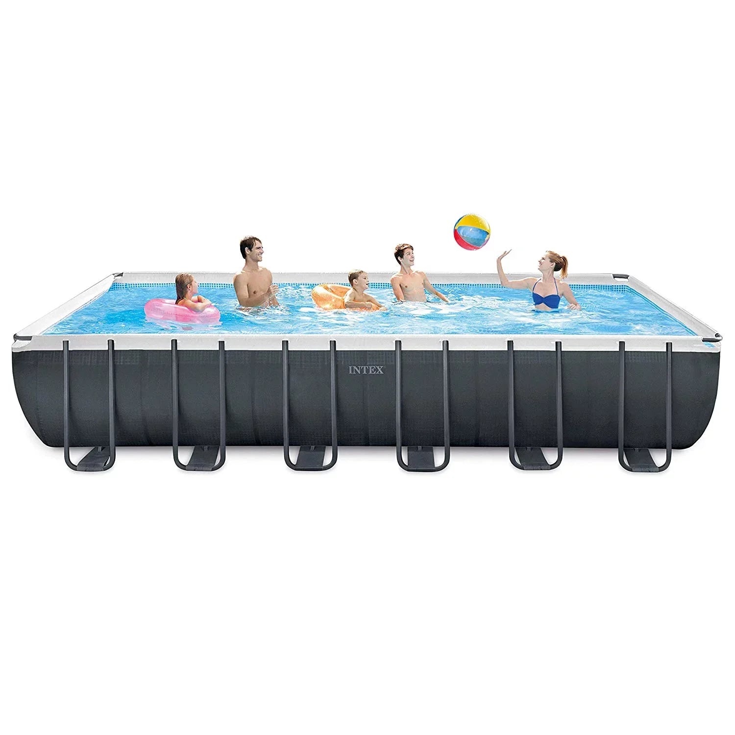 Stylish Intex 12 x 24 x 52" REC Ultra XTR Frame Pool Set