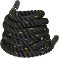 Stylish 1.5" Diameter Poly Dacron 30FT Battle Rope Workout Fitness Exercise Strength Training Ropes Indoor Home