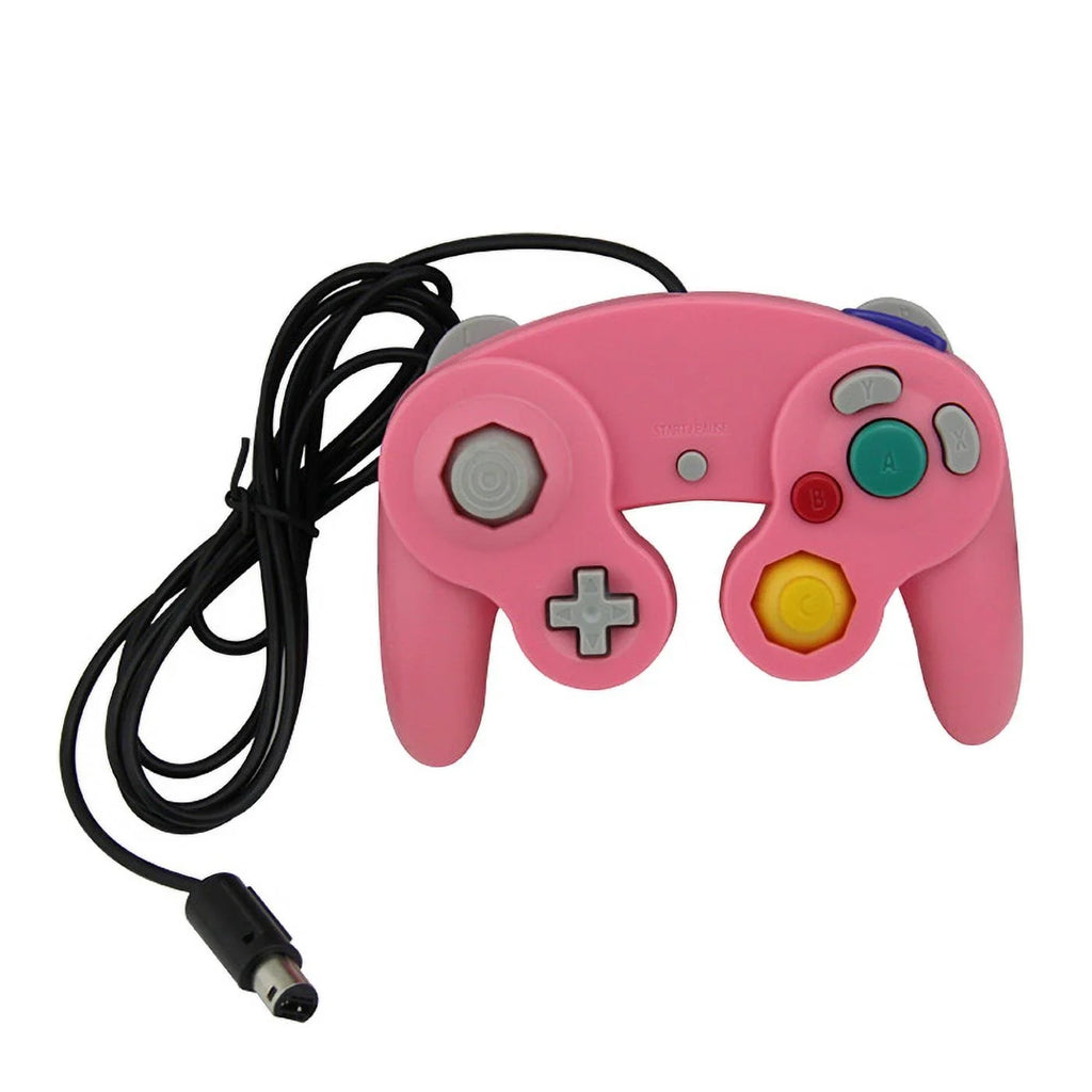 Stylish Gamecube Rumble Analog Controller Pad - Pink (Hexir)