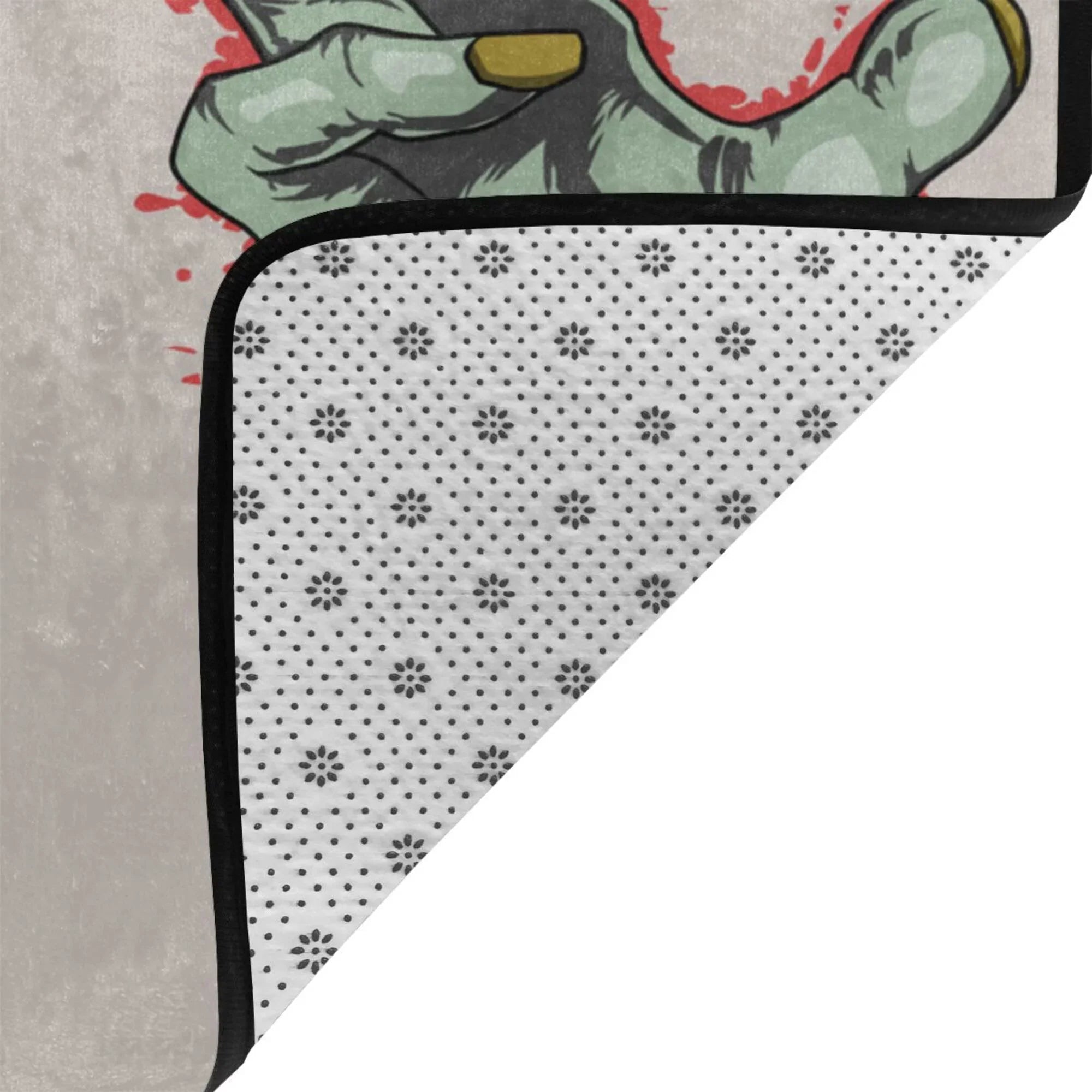 Stylish XMXY Horror Zombie Blood Hand Area Rugs Doormat Outdoor Entrance, Facecloth Non-slip Floor Mat Rug for Living Room Kitchen Sink Area Indoor,72"x48"