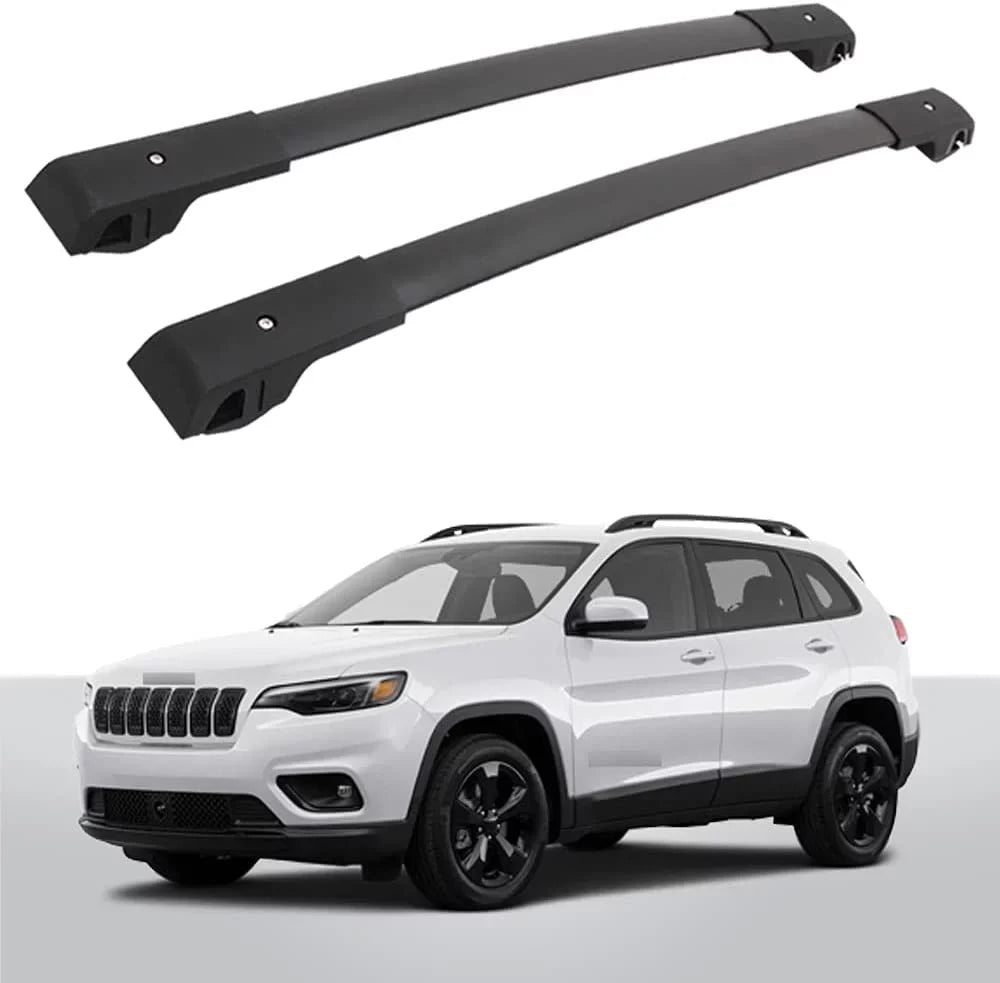 NIXFACE Cross Bars Roof Rack Fit for Jeep Cherokee 2014 - 2023 Luggage Rack Crossbar Cargo Carrier with Side Rails - Exclusive Design