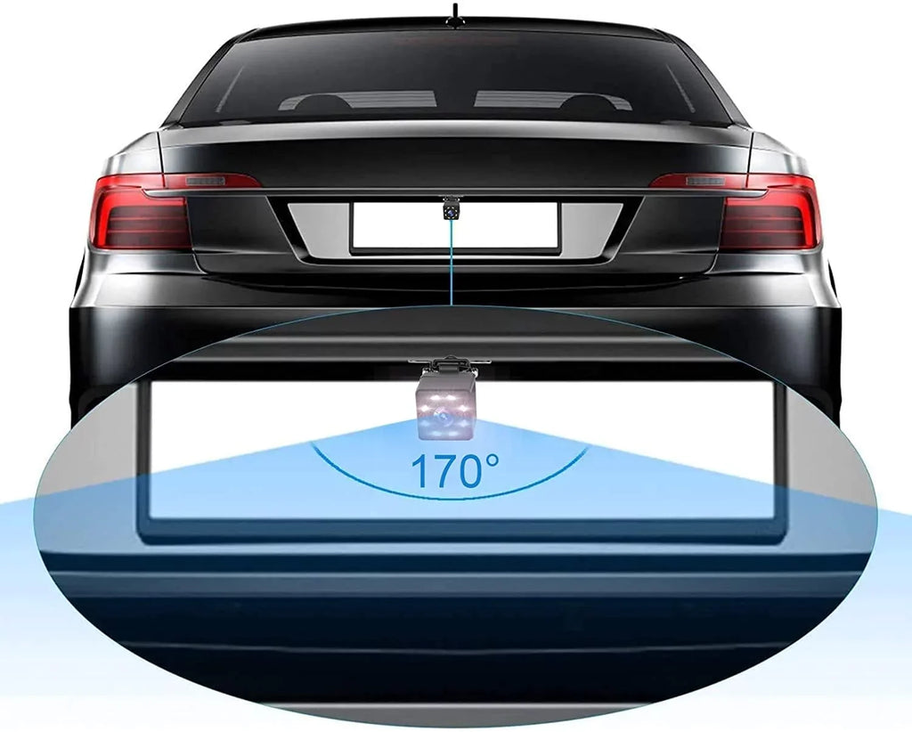 B-Qtech Wireless Backup Camera for Car, Waterproof Night Vision 170 Rear View Camera with 4.3"" LCD Monitor for Truck, RV