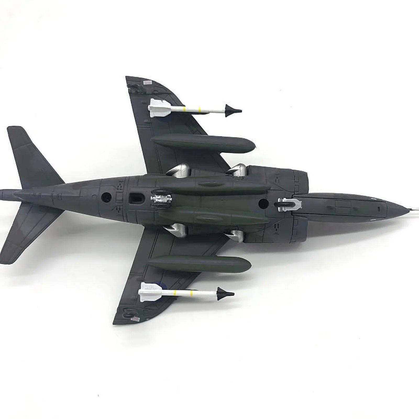 Stylish 1:72 UK Air Force 1982 Sea Harrier Jet Fighter Model Military Fighter Aircraft Model Alloy Simulation Collection Display