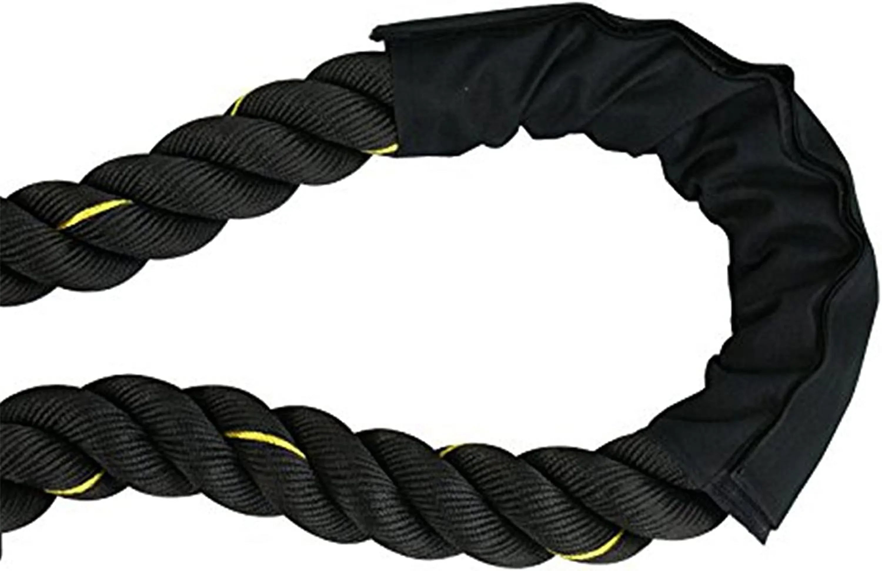 Stylish 1.5" Diameter Poly Dacron 30FT Battle Rope Workout Fitness Exercise Strength Training Ropes Indoor Home