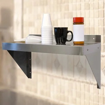 Stylish Sportsman Series Stainless Steel 48-inch Table and Shelf Set