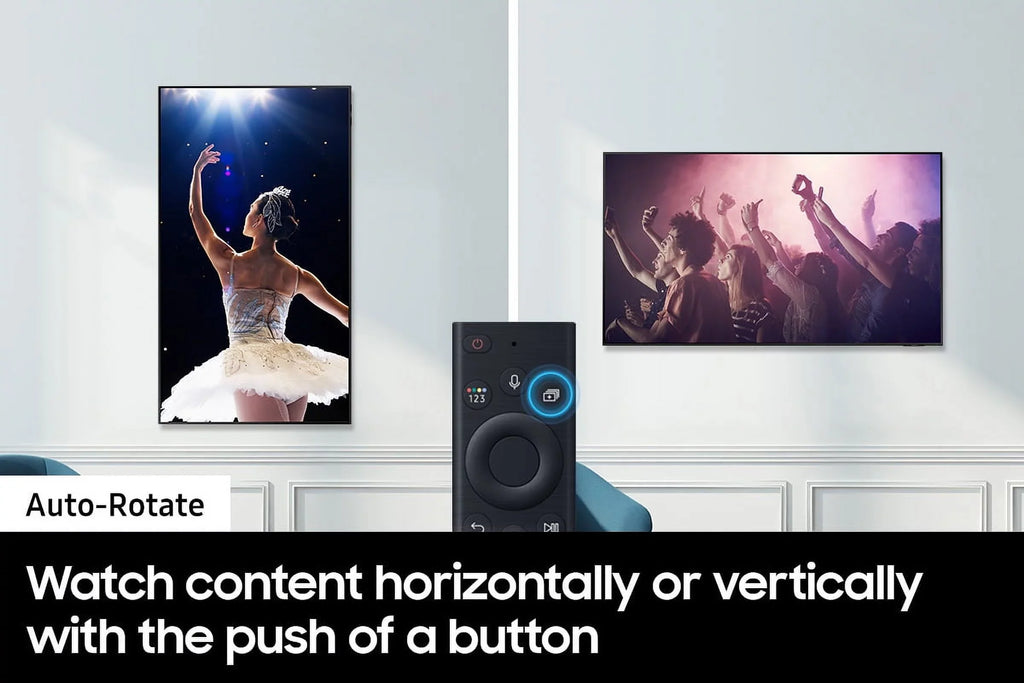 Samsung QN43QN90BAFXZA 43" QLED Quantum Matrix Neo 4K Smart TV with a Samsung VG-ARAB22WMT Auto-Rotating Wall Mount for 43"-55" Samsung TVs (2022)