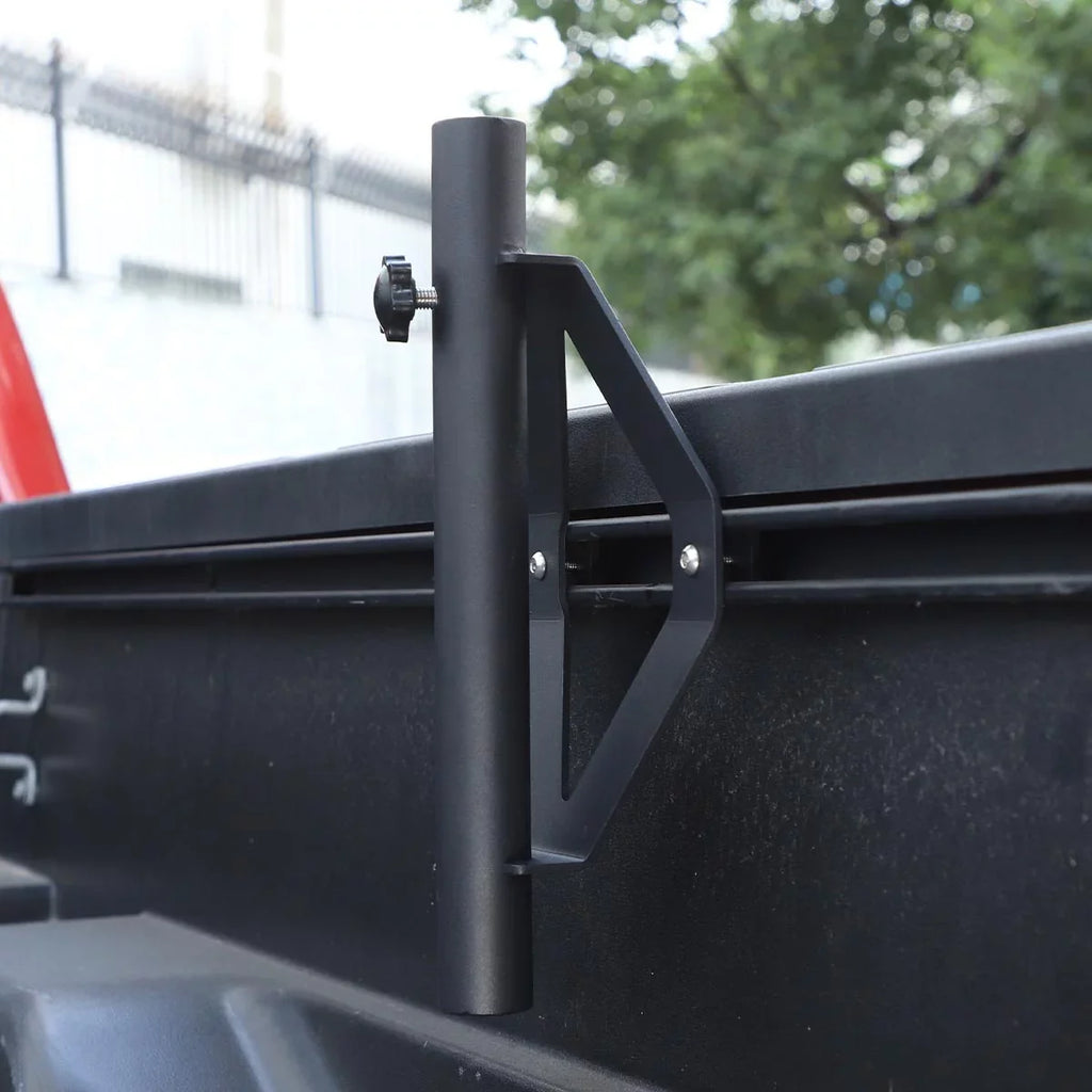 TINKI Truck Flag Pole Mount Holder Fit for 2005-2021 Toyota Tacoma/2007-2021 Tundra Bed Rail System