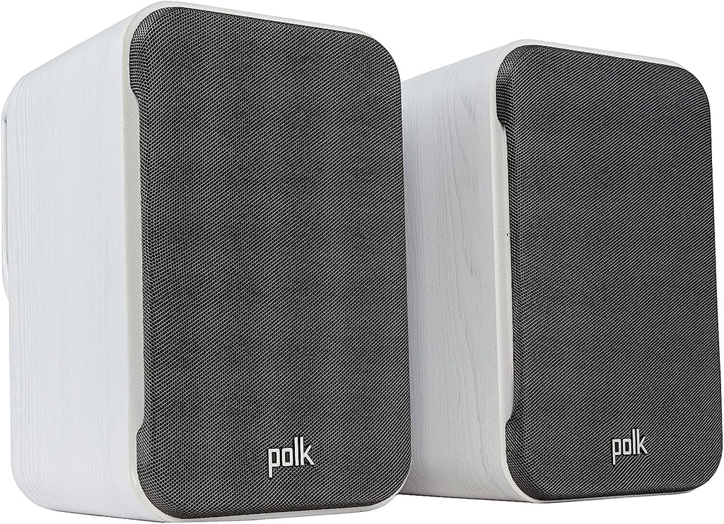 Stylish Polk Signature Elite ES10 - Hi-Fi Home Theater Satellite Surround Speakers (White)