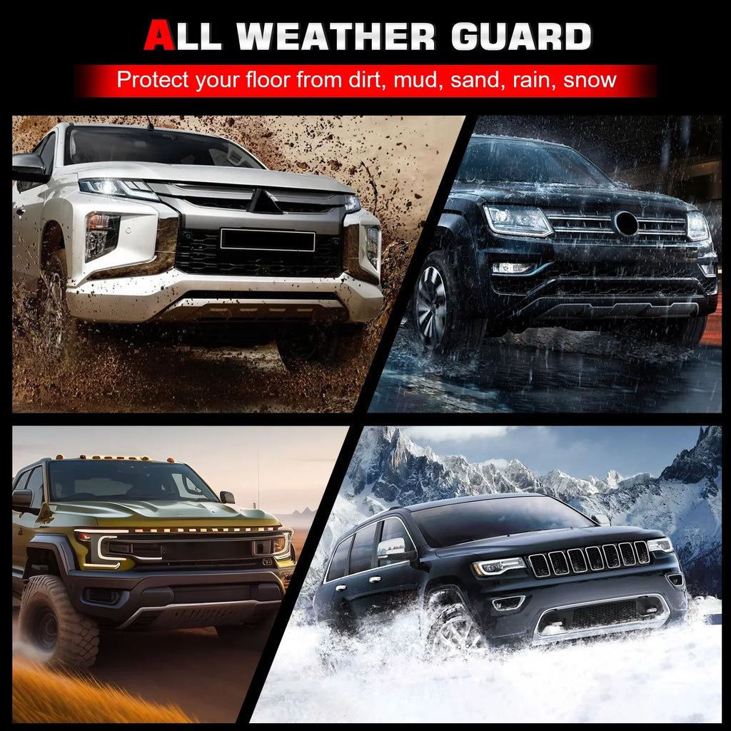 Ikon Motorsports Trunk Mat Compatible With 2023 Honda CR-V, Black 3D Molded Car Rear Carpets Liner Protection TPE Thermo Plastic Elastomer All Weather Boot Tray Cover Protector Pad