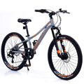 Stylish Mountain Bike for Girls and Boys Mountain 24 inch shimano 7-Speed bike,Suspension fork,Aluminum alloy Frame,10 inch Frame
