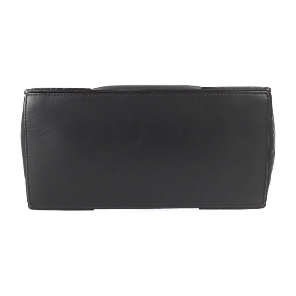 Stylish Pre-Owned BALENCIAGA Balenciaga Kabas S tote bag 363425 nylon leather black silver metal fittings (Good)
