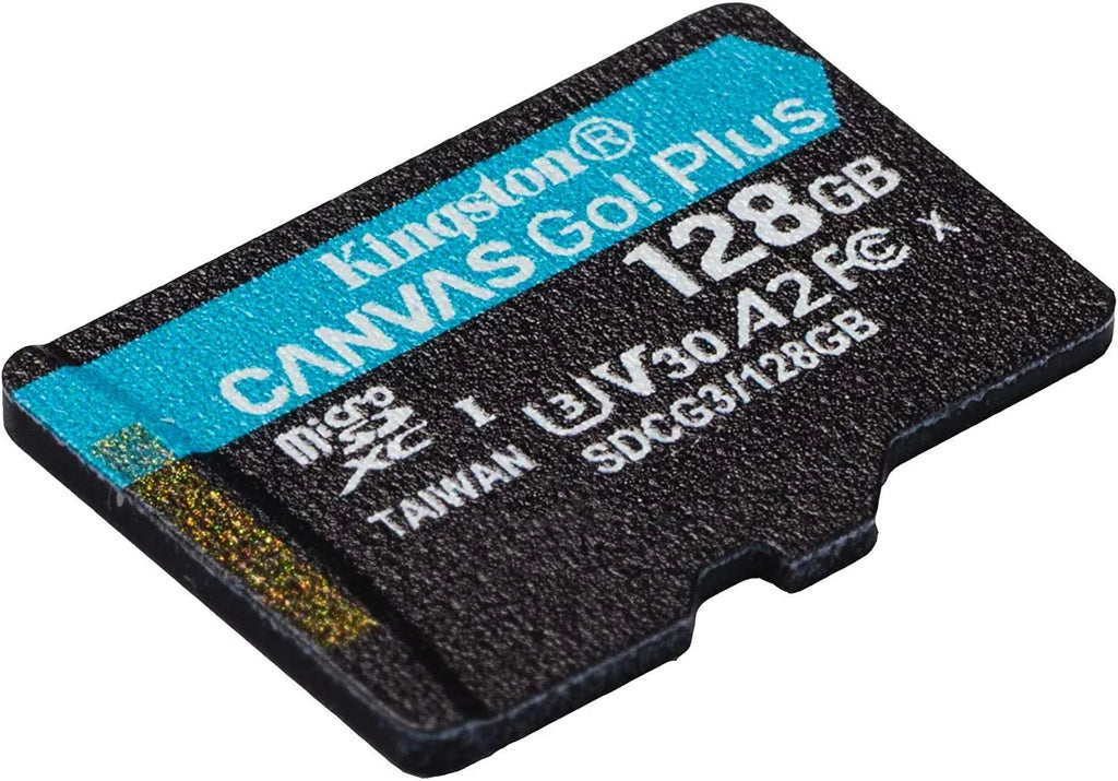 Kingston 128GB Canvas Go Plus ro SDXC Works with Rexing Dash Camera V1, V1-4K, V5, V1GW (SDCG3/128GB) Cl 10 - Exclusive Design