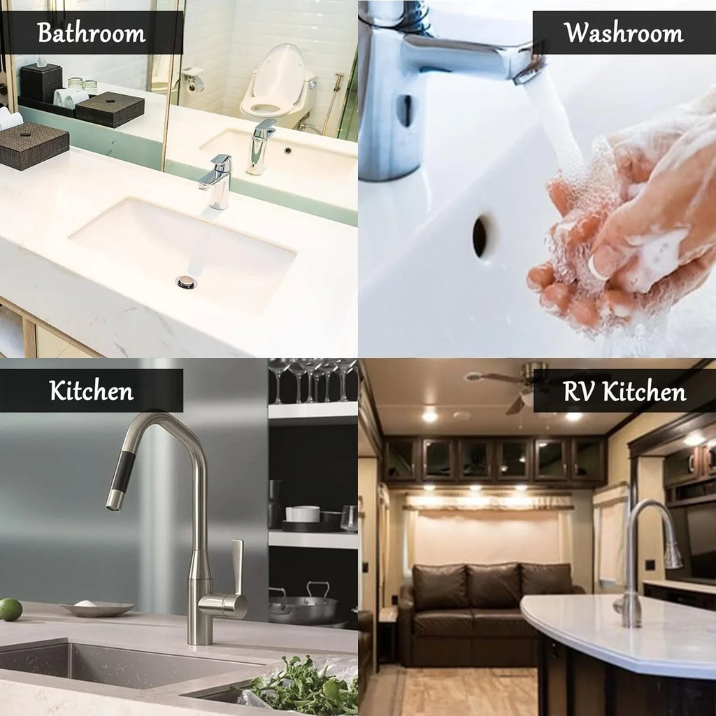 Stylish Bestwell 3PCS Faucet Absorbent Mat, Sea Bird Penguin Washable Sink Splash Guard Drip Catcher, Kitchen Bath Countertop Sinkmat Microfiber Drying Mats