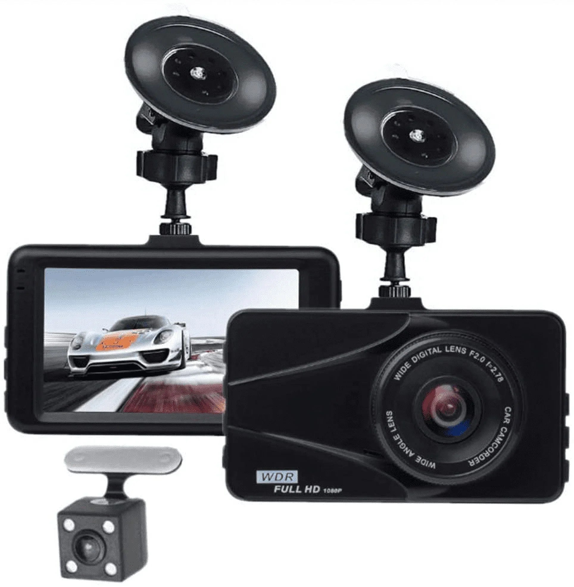 T670 Plus DVR Dash Cam For Chevrolet Dual Travel Recorder Full HD 3" LCD Screen 170Â° Wide Angle, WDR, G-Sensor, Loop Recording Motion Detection Excellent Video Images