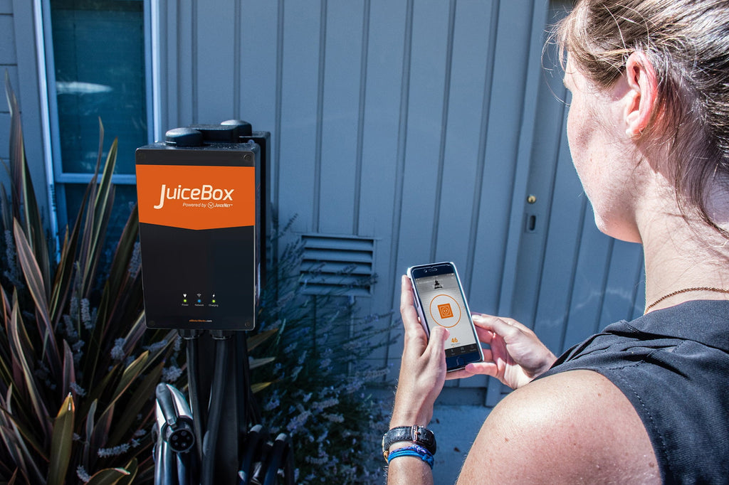 Stylish JuiceBox Pro 40 Electric Car Smart Home Charging Station