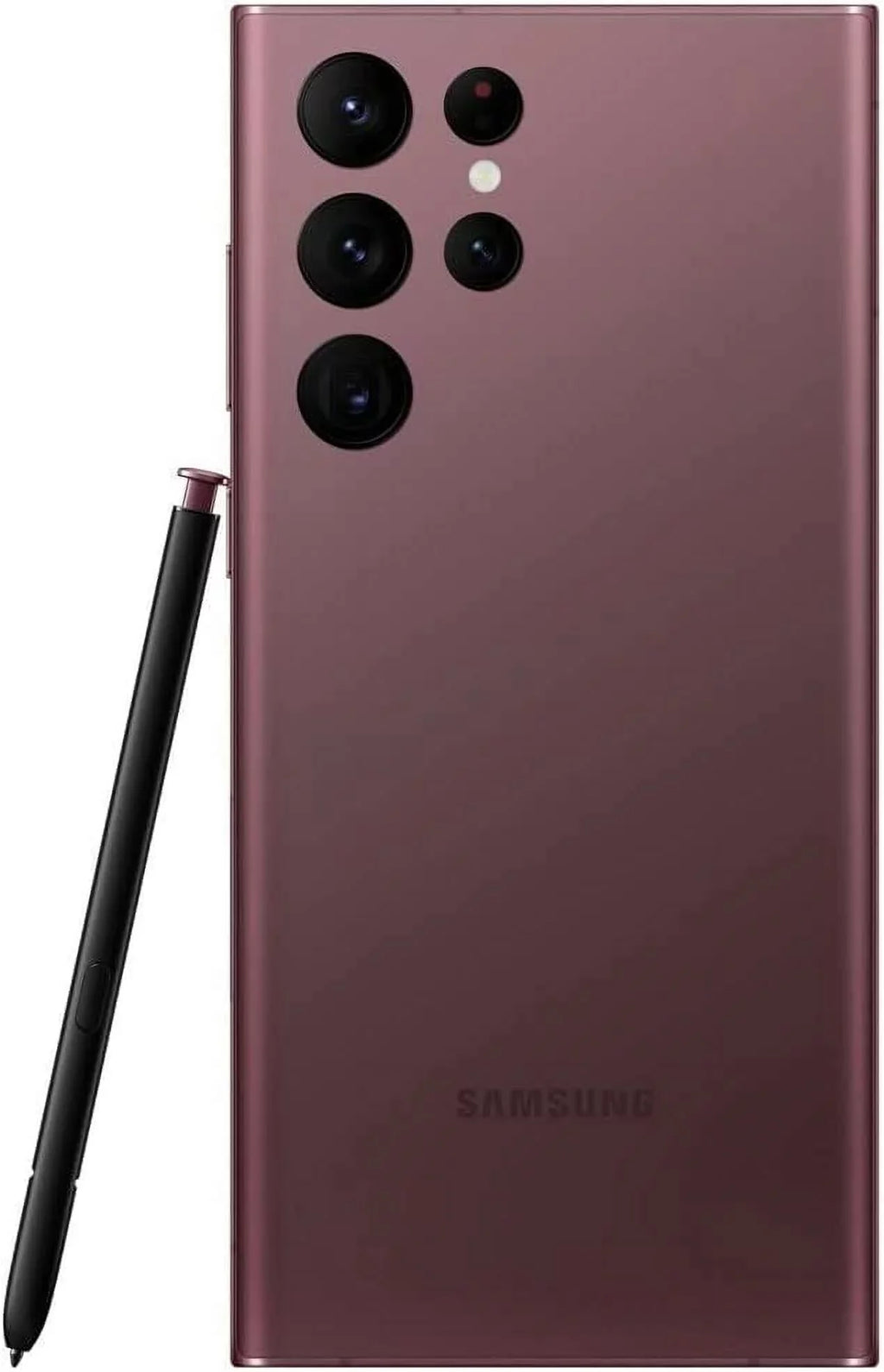 Stylish Restored Samsung Galaxy S22 Ultra 5G S908U (Fully Unlocked) 256GB Burgundy (Refurbished)