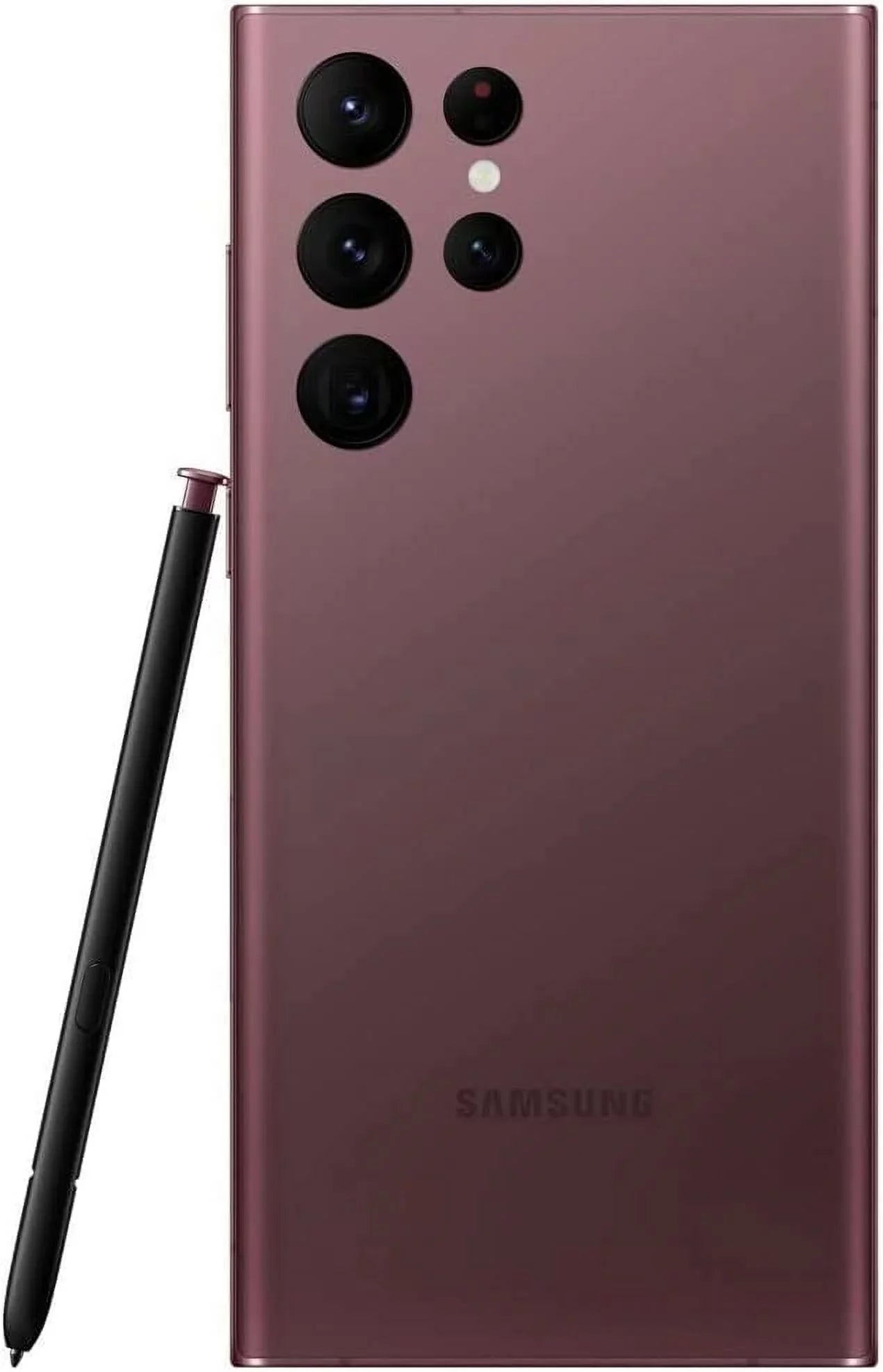 Stylish Restored Samsung Galaxy S22 Ultra 5G S908U (Fully Unlocked) 256GB Burgundy (Refurbished)
