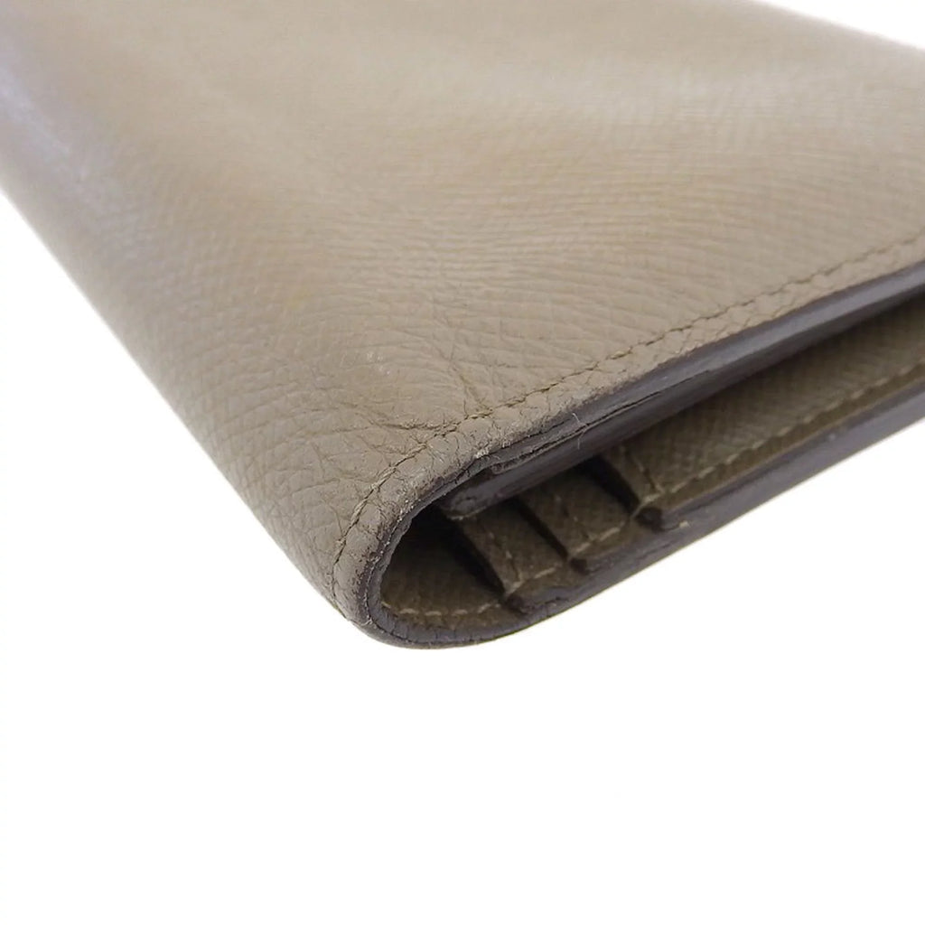 Stylish Pre-Owned Louis Vuitton LOUIS VUITTON Taiga Portefeuille Brother Bifold Long Wallet Ural M32807 (Good)