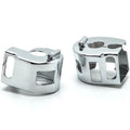 Krator Yamaha Road Star V-Star 650 Kawasaki Vulcan 1500 1600 Custom Handlebar Switch Housing Cover Kit - Chrome