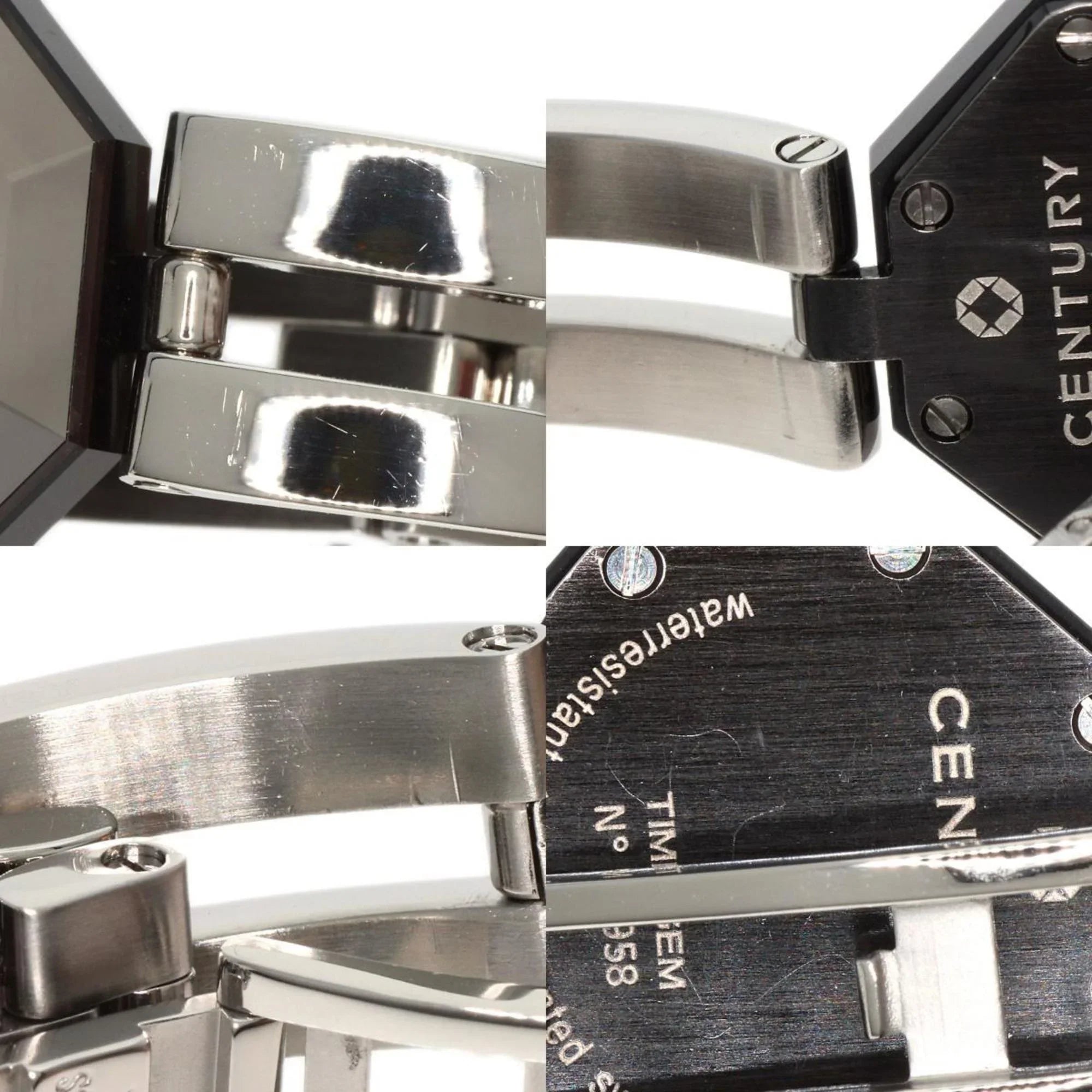 Stylish Pre-Owned Century Time Gem Watch Stainless Steel/SS Ladies CENTURY (Good)