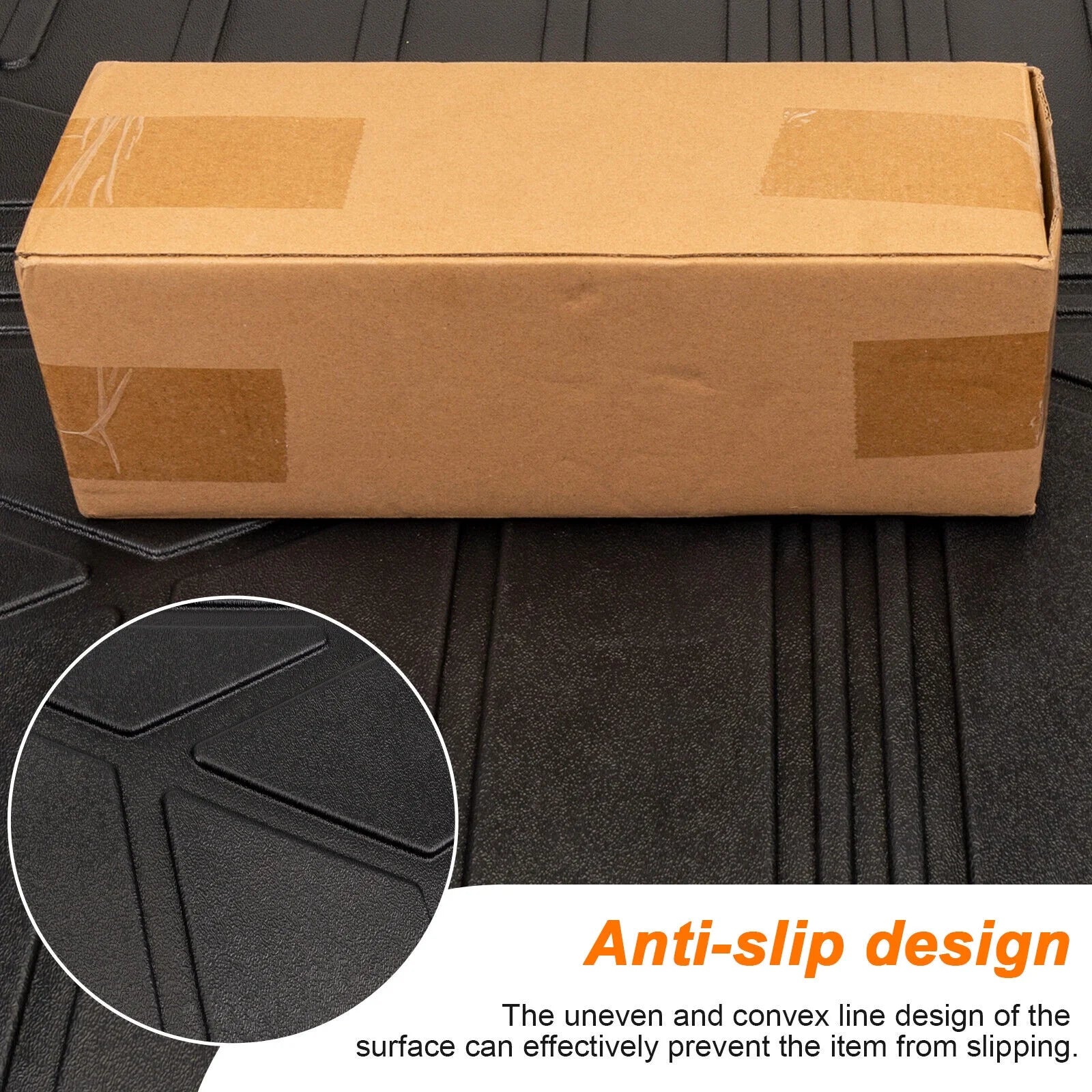 Stylish Trunk Mat Custom Fit Jeep Grand Cherokee 2011-2022 TPE Cargo Floor Carpet Rubber Car Rear Cargo Liner Protector All Weather Black