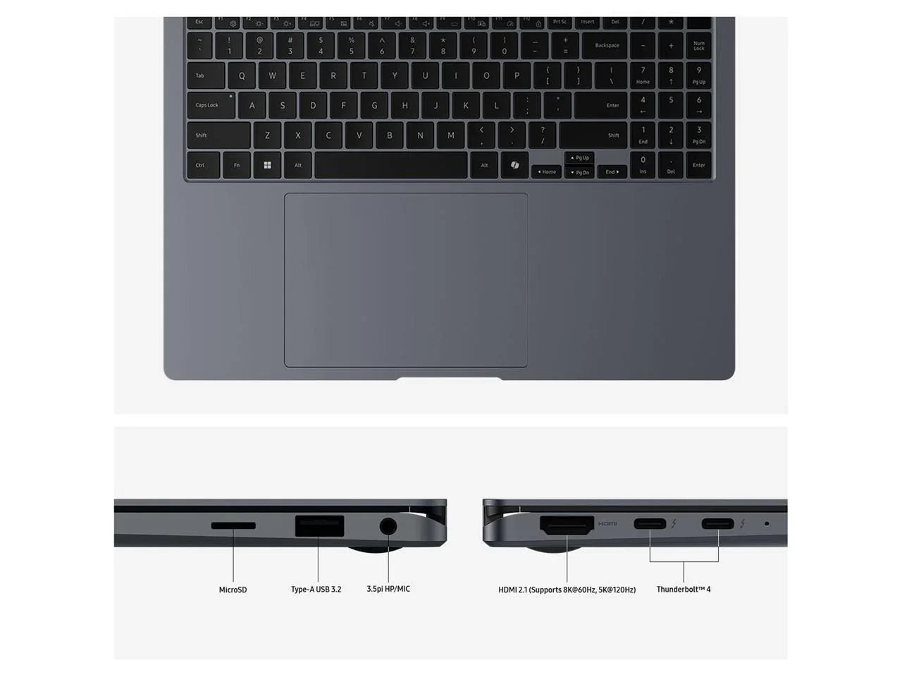 Samsung Galaxy Book4 Ultra NP964XGL-XG1US 16" Touchscreen Notebook - 3K - Ultra 7 155H - Evo Platform - 32 GB - 1 TB SSD - Moonstone Gray