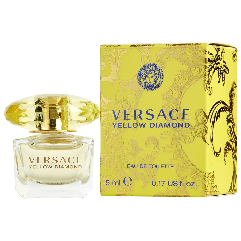 Versace Crystal Noir EDT, Vanitas EDP, Yellow Diamond EDT - 5ml 3PK Kit - Exclusive Design