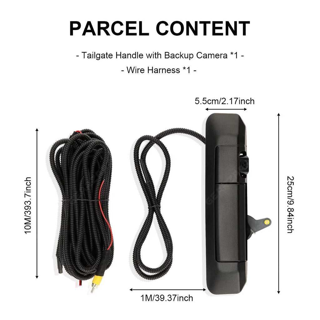 For Toyota Tacoma 2005-2014 2006 2007 2008 09 Tailgate Handle with Backup Camera - Exclusive Design