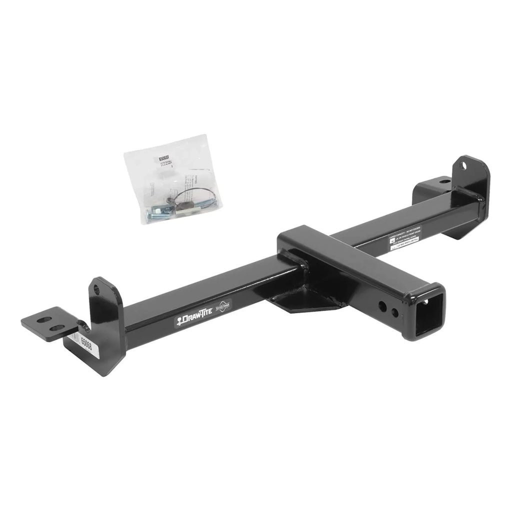 Stylish Draw-Tite 65078 Front Mount Tow Receiver Hitch with 2 Inch Square Receiver