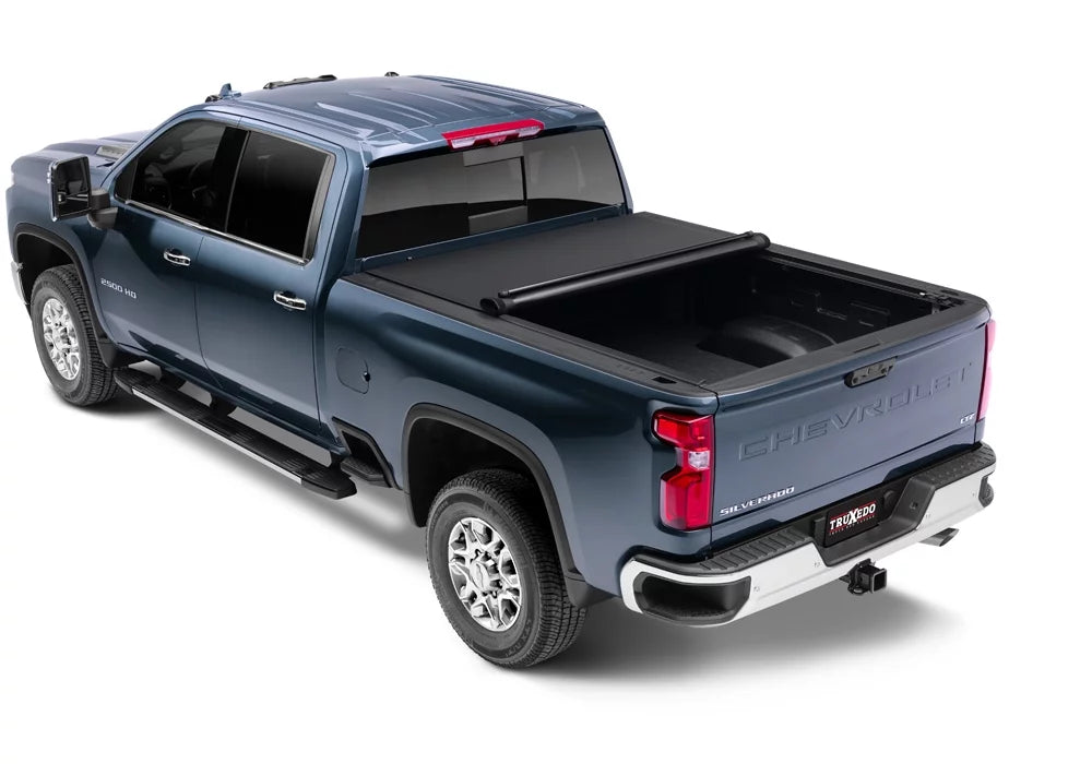 RealTruck TruXedo Pro X15 Soft Roll Up Truck Bed Tonneau Cover | 1473301 | Compatible with 2020-2021 Chevy/GMC Silverado/Sierra 2500/3500HD 6' 10" Bed (82.2")