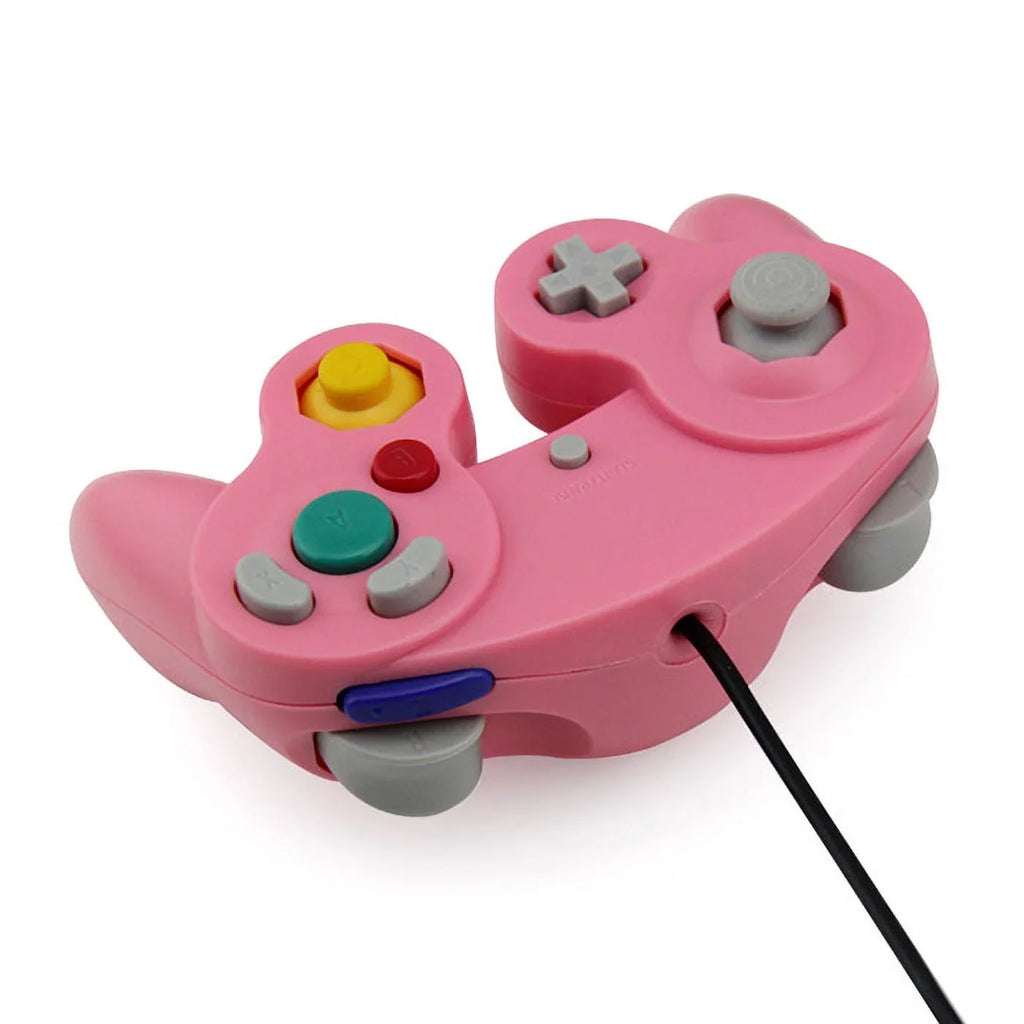 Stylish Gamecube Rumble Analog Controller Pad - Pink (Hexir)