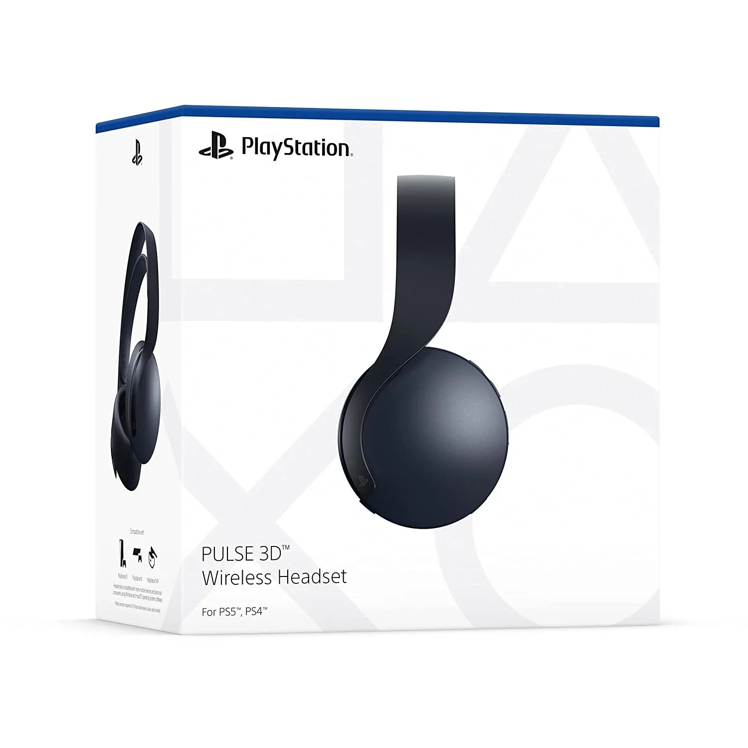 Sony Playstation 5 Disc Version PS5 Console and Black Pulse 3D Headset Bundle with Microfiber Cleaning Cloth - Exclusive Design